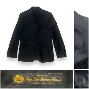 Bonobos Loro Piana Wool Blazer Sports Jacket Men’s 40 Black 2 Button Front